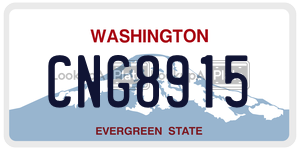 CNG8915 license plate in Washington