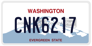 CNK6217  license plate in WA