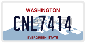 CNL7414  license plate in WA