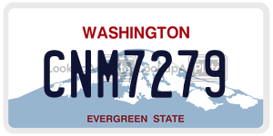 CNM7279  license plate in WA