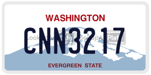 CNN3217  license plate in WA