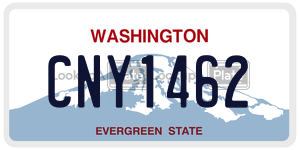 CNY1462  license plate in WA