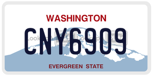 CNY6909 license plate in Washington