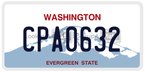 CPA0632  license plate in WA