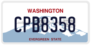 CPB8358  license plate in WA