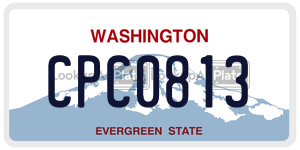 CPC0813  license plate in WA