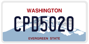 CPD5020  license plate in WA