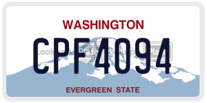 CPF4094  license plate in WA