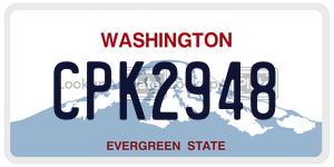 CPK2948 license plate in Washington