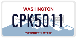 CPK5011  license plate in WA