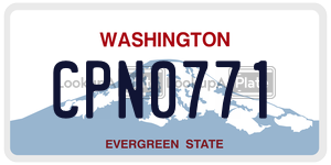 CPN0771  license plate in WA