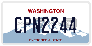 CPN2244  license plate in WA