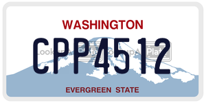 CPP4512  license plate in WA