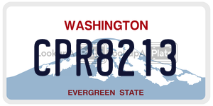 CPR8213  license plate in WA