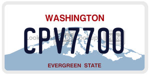 CPV7700  license plate in WA