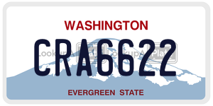 CRA6622  license plate in WA