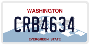 CRB4634  license plate in WA
