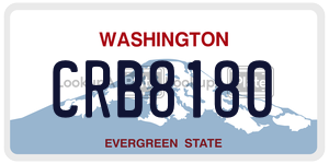 CRB8180  license plate in WA