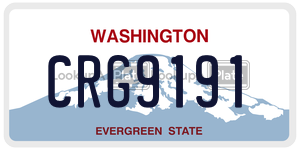 CRG9191  license plate in WA