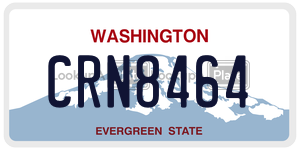 CRN8464  license plate in WA