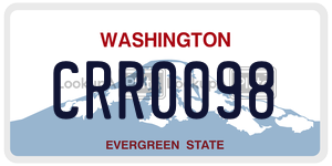 CRR0098  license plate in WA