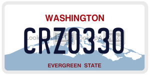 CRZ0330  license plate in WA