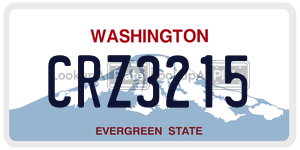 CRZ3215  license plate in WA
