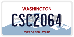 CSC2064  license plate in WA