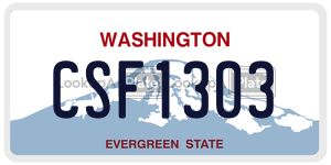 CSF1303  license plate in WA