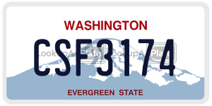 CSF3174  license plate in WA