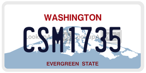 CSM1735  license plate in WA