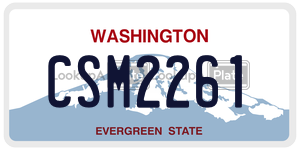 CSM2261  license plate in WA