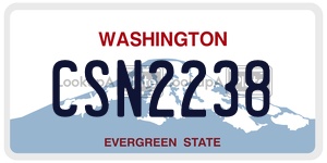CSN2238  license plate in WA