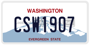 CSW1907  license plate in WA