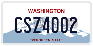 CSZ4002  license plate in WA