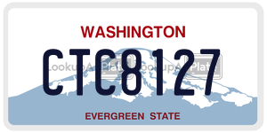 CTC8127  license plate in WA