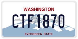 CTF1870  license plate in WA