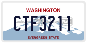 CTF3211  license plate in WA