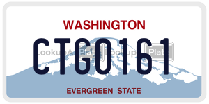 CTG0161  license plate in WA
