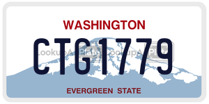 CTG1779  license plate in WA