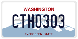 CTH0303  license plate in WA