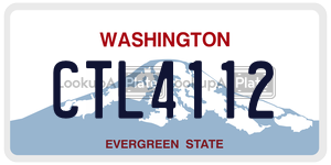 CTL4112  license plate in WA