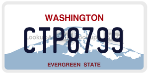 CTP8799  license plate in WA