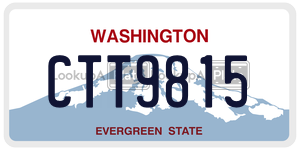 CTT9815  license plate in WA
