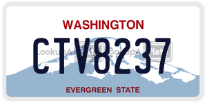 CTV8237  license plate in WA