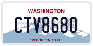 CTV8680  license plate in WA