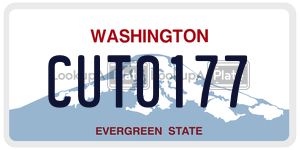 CUT0177  license plate in WA