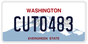 CUT0483  license plate in WA