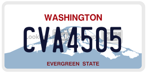 CVA4505  license plate in WA