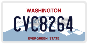 CVC8264  license plate in WA